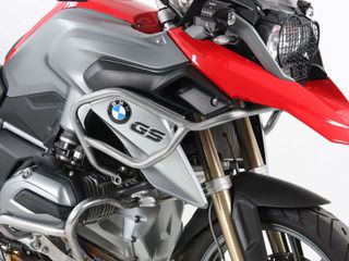Hepco Becker/ Προστατευτικές μπάρες ρεζερβουάρ BMW R 1200 GS LC (2013-2016) (σε συνδυασμό με original προστατευτικά κάγκελα 501668) silver (502668 00 09)