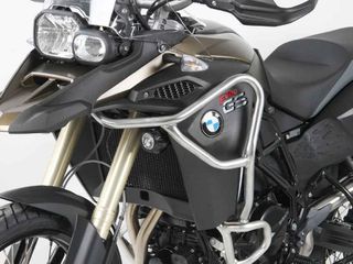 Hepco Becker/ Προστατευτικές μπάρες ρεζερβουάρ BMW F 800 GS Adventure (2013-2018) (μόνο σε συνδυασμό με original προστατευτικά κάγκελα) stainles steel (502606 00 22)