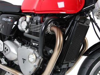 Hepco Becker/ Προστατευτικές μπάρες κινητήρα Triumph Thruxton / R (2016-2024) black (5017542 00 01)