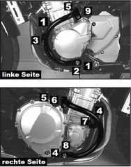 Hepco Becker/ Προστατευτικές μπάρες κινητήρα Suzuki GSF 1250 / S Bandit (2007-2016) (501326 00 01)