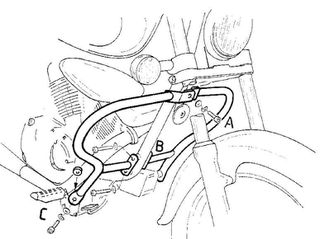 Hepco Becker/ Προστατευτικές μπάρες κινητήρα Suzuki VL 125 / 250 Intruder (1999-2007) (501330 00 02)