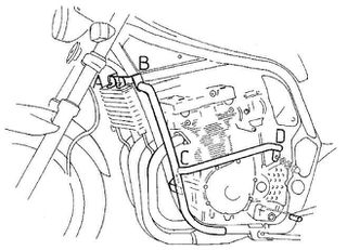 Hepco Becker/ Προστατευτικές μπάρες κινητήρα Suzuki GSF 1200 S / N Bandit (1996-2000) black (501309 00 01)