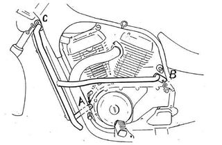 Hepco Becker/ Προστατευτικές μπάρες κινητήρα Suzuki VS 600 (1995-1997) (501307 00 02)