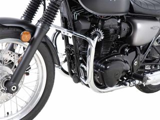 Hepco Becker/ Προστατευτικές μπάρες κινητήρα Kawasaki W 800 Street / Cafe / Standard (2019-2025) chrome (5012541 00 02)