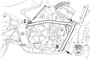 Hepco Becker/ Προστατευτικές μπάρες κινητήρα Honda CB 600 F Hornet (1998-2006) / S (1998-2002) (501117 00 02)