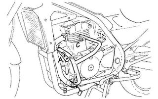 Hepco Becker/ Προστατευτικές μπάρες κινητήρα Kawasaki ER-5 (1997-2000) (501212 00 01)