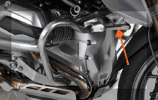 Hepco Becker/ Ενίσχυση για κάγκελα Hepco 501668 00 22 BMW R 1200 GS LC (2013-2018) stainless steel (4222668 00 22)