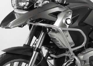 Hepco Becker/ Προστατευτικές μπάρες ρεζερβουάρ BMW R 1200 GS (2008-2012) silver (μόνο σε συνδυασμό με κάγκελα κινητήρα) (502926 00 09)