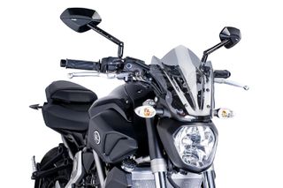 PUIG/ ΖΕΛΑΤΙΝΑ NEW GENERATION SPORT ΓΙΑ YAMAHA MT-07 / MOTO CAGE / FZ-07 (7015H) smoke