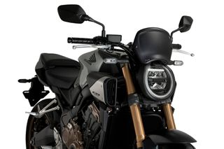 PUIG/ ΜΑΣΚΑ ΜΠΡΟΣΤΙΝΗ ΓΙΑ HONDA CB 650 R NEO SPORTS CAFE (2024-) black matt (22138J)
