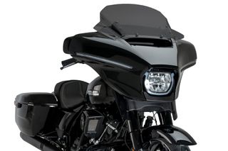 PUIG/ ΖΕΛΑΤΙΝΑ HIGH-ROAD ΤOURING SCREEN ΓΙΑ HARLEY DAVIDSON STREET GLIDE (2023-) dark smoke (22110F)