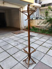 Vintage μασιφ ξύλινος καλόγερος 185 εκ.