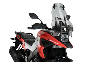 PUIG/ ΖΕΛΑΤΙΝΑ TOURING ΓΙΑ SUZUKI DL1050 V-STROM (2020-) με πρόσθετο ζελατινάκι smoke (20412H)
