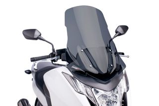 PUIG/ ΖΕΛΑΤΙΝΑ V-TECH LINE TOURING ΓΙΑ HONDA INTEGRA 700 (2012-2013) / 750 (2014-2020) dark smoke (6035F)