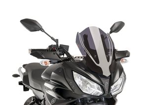 PUIG/ ΖΕΛΑΤΙΝΑ Z-RACING ΓΙΑ YAMAHA MT-07 TRACER (2016-2017) / TRACER 700 (2018-2019) dark smoke (9211F)