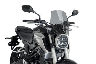 PUIG/ ΖΕΛΑΤΙΝΑ NEW GENERATION SPORT ΓΙΑ HONDA CB 125 R NEO SPORTS CAFE (2018-2023) smoke (9734H)