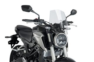 PUIG/ ΖΕΛΑΤΙΝΑ NEW GENERATION SPORT ΓΙΑ HONDA CB 125 R NEO SPORTS CAFE (2018-2023) clear (9734W)