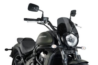 PUIG/ ΖΕΛΑΤΙΝΑ NEW GENERATION SPORT ΓΙΑ KAWASAKI VULCAN S (2015- 2025) / CAFE /SPECIAL EDITION (2017-2020) dark smoke (3175F)