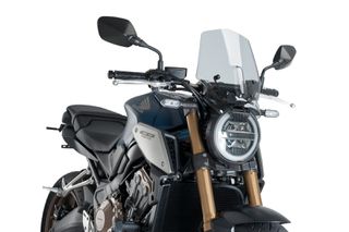 PUIG/ ΖΕΛΑΤΙΝΑ NEW GENERATION SPORT ΓΙΑ HONDA CB 650 R NEO SPORTS CAFE (2019-2023) smoke (9748H)