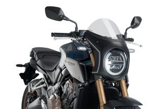 PUIG/ ΖΕΛΑΤΙΝΑ RETRO SEMI FAIRING ΓΙΑ HONDA CB 650 R NEO SPORTS CAFE (2019-2023) / 1000 R NEO SPORTS CAFE (2018-2020 clear (3133W)