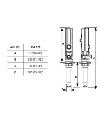 Samoa Αεραντλία Βαλβολίνης Pumpmaster 2 - 31 Μήκους 905mm - Samoa Code 354120-thumb-3