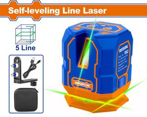 Wadfow WLE1M05 Γραμμικό Αλφάδι Laser Πράσινης Δέσμης με Εύρος Εργασίας 30m