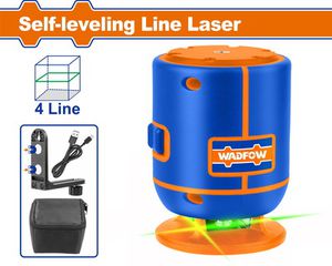 Wadfow WLE1M04 Γραμμικό Αλφάδι Laser Πράσινης Δέσμης με Εύρος Εργασίας 30m