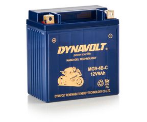 DYNAVOLT Μπαταρία Μοτοσυκλέτας YB9 B MG9-4B-C NANOGEL 225CA 150CCA