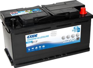Exide Μπαταρία Σκάφους EP800 Dual AGM Marine & Leisure (95Ah/850Α/800Wh/M353xΠ175xΥ190mm/Δ)