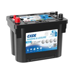 Exide Μπαταρία Σκάφους EP450 Dual AGM Marine & Leisure (50Ah/750A/450Wh/M260xΠ173xΥ206mm/Α)
