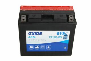 Exide Μπαταρία Μοτοσυκλέτας MOTO ET12B-BS (YT12B-BS) 10Ah 160A