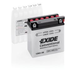 Exide Μπαταρία Μοτοσυκλέτας MOTO 12N5-3B 5Ah 40A