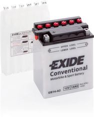 Exide Μπαταρία Μοτοσυκλέτας MOTO EB14-A2 (YB14-A2) 14Ah 145A