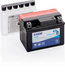Exide Μπαταρία Μοτοσυκλέτας MOTO ETX4L-BS (YTX4L-BS) 3Ah 50A