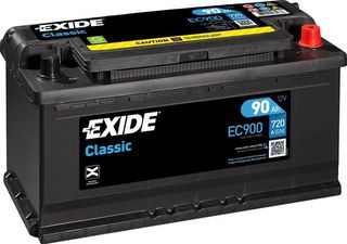 Exide Μπαταρία Αυτοκινήτου Classic EC900 (90Ah/720A)