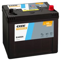 Exide Μπαταρία Αυτοκινήτου Premium EA654 (65Ah/580A)