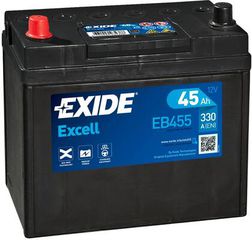 Exide Μπαταρία Αυτοκινήτου EB455 (45Ah/330A)