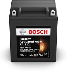 Bosch Μπαταρία Μοτοσυκλέτας FA112 (Y/B)B12AL(-A/A2) (12Ah/125A)