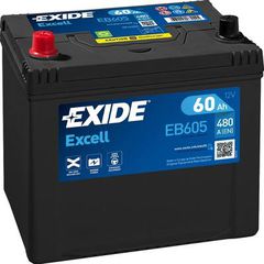 Exide Μπαταρία Αυτοκινήτου Excell EB605 (60Ah/480 Α)
