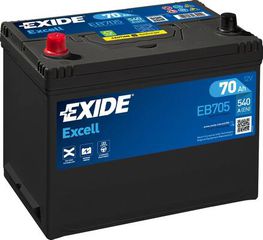 Exide Μπαταρία Αυτοκινήτου EB705 (70Ah/540A)