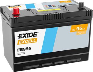 Exide Μπαταρία Αυτοκινήτου Excell EB955 (95Ah/760A)