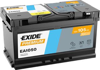 Exide Μπαταρία Αυτοκινήτου Premium EA1050 (105Ah/850A)