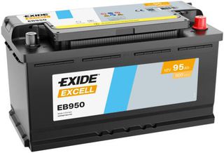 Exide Μπαταρία Αυτοκινήτου Excell EB950 (95Ah/800A)