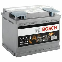 Bosch Μπαταρία Αυτοκινήτου S5A05 AGM START-STOP BLACK LINE (60Ah/680A/Μ242xΠ175xΥ190mm/Δ)