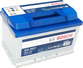 Bosch Μπαταρία Αυτοκινήτου S4007 BLUE LINE (72Ah/680A) ΔΕΞ. 278x175x175