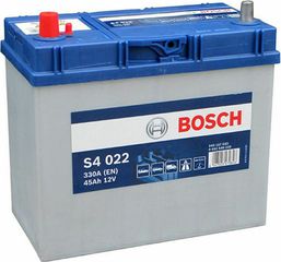 Bosch Μπαταρία Αυτοκινήτου S4022 BLUE LINE (45Ah/330A) ΑΡΙΣΤ. 238x129x227 ΨΙΛΟΣ ΠΟΛΟΣ