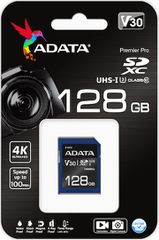 Adata Premier Pro SDXC 128GB Class 10 U3 V30 UHS-I