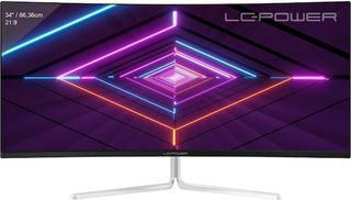 LC-Power LC-M34-UWQHD-100-C-V3 Ultrawide VA Curved Monitor 34" QHD 3440x1440 8ms