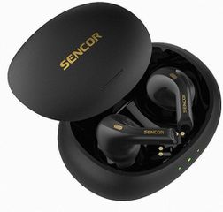 Sencor SEP 560BT In-ear Bluetooth Handsfree Ακουστικά με Θήκη Φόρτισης Μαύρα