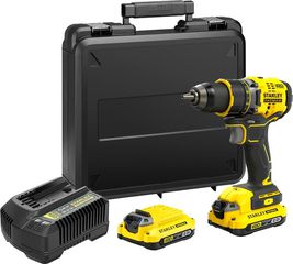 Stanley V20 Δραπανοκατσάβιδο Μπαταρίας Brushless 18V 2x2Ah